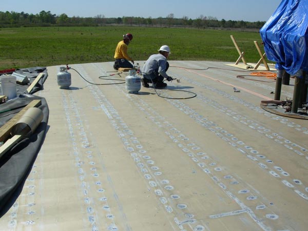 Commercial Flat Roof Installation